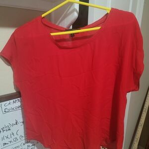 Banana Republic Red Blouse